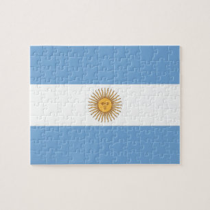 Puzzle with Flag of Argentina