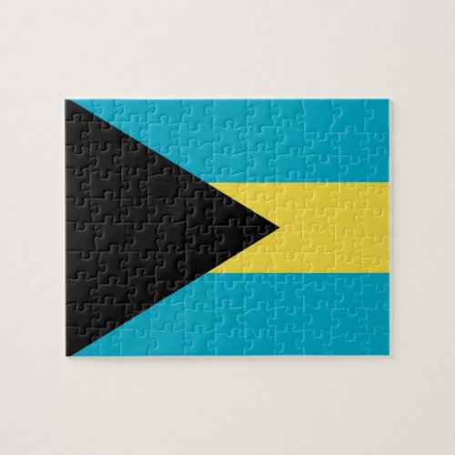 Puzzle with Flag of Bahamas