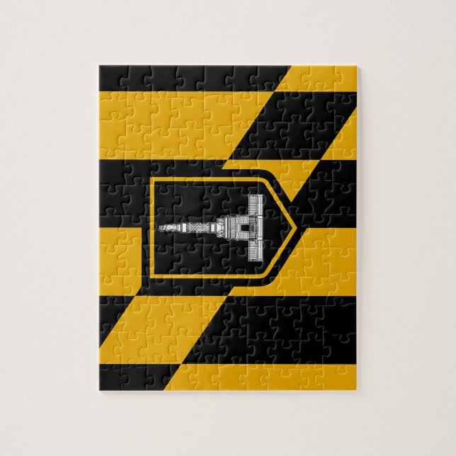 Puzzle with Flag of Baltimore City (Vertical)
