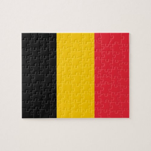 Puzzle with Flag of Belgium