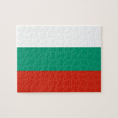 Puzzle with Flag of Bulgaria