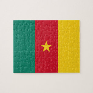Puzzle with Flag of Cameroon