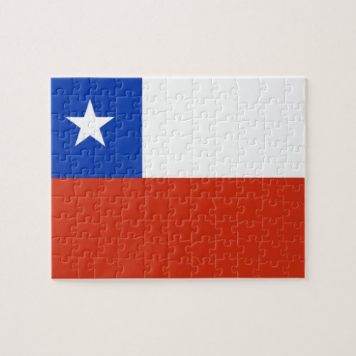 Puzzle with Flag of Chile