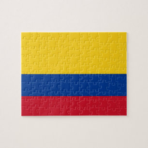Puzzle with Flag of Colombia