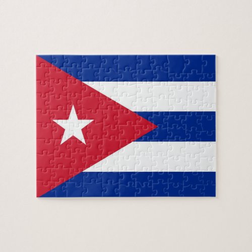 Puzzle with Flag of Cuba