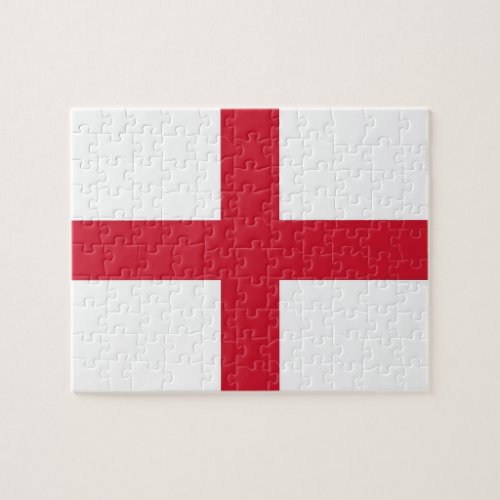 Puzzle with Flag of England