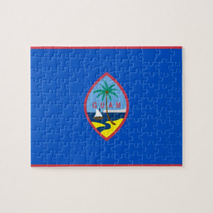 Puzzle with Flag of Guam