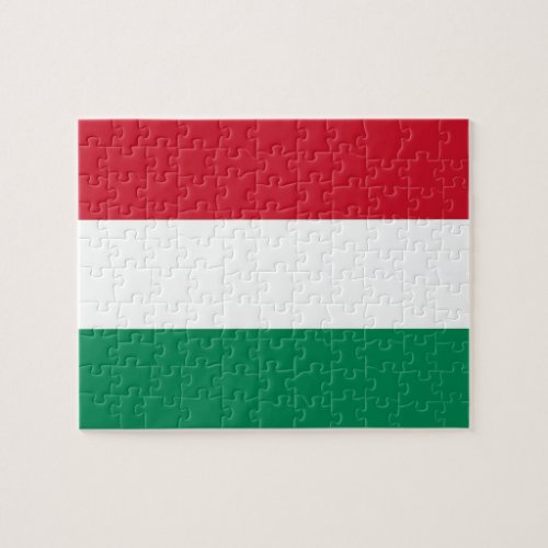 Puzzle with Flag of Hungary