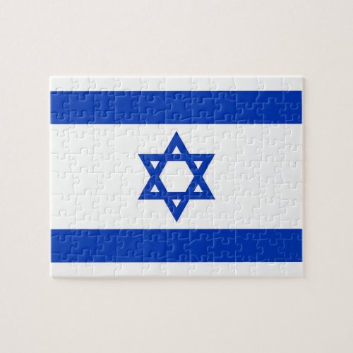 Puzzle with Flag of Israel