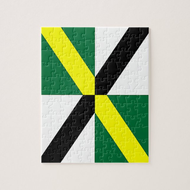 Puzzle with Flag of Monterey City (Vertical)