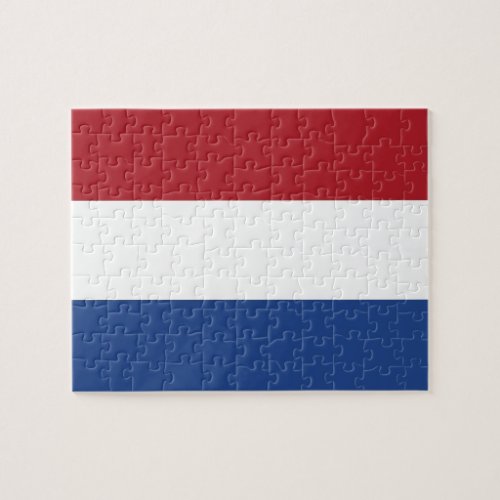 Puzzle with Flag of Netherlands