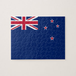 Puzzle with Flag of New Zealand