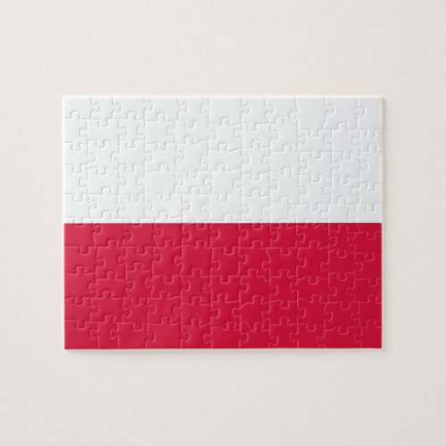 Puzzle with Flag of Poland