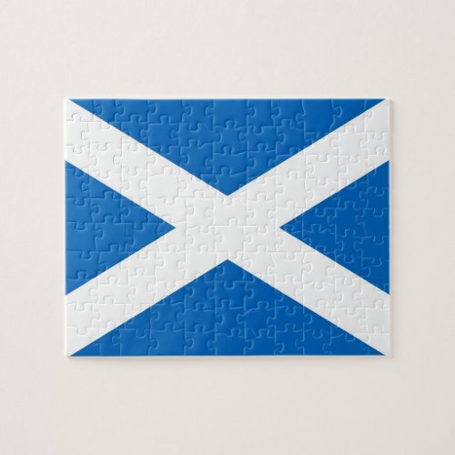 Puzzle with Flag of Scotland