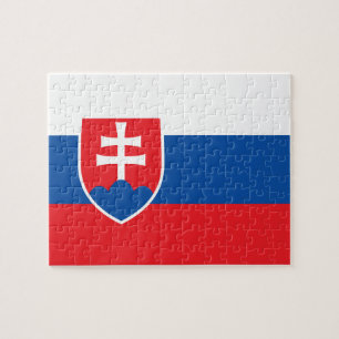 Puzzle with Flag of Slovakia