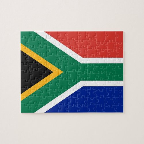 Puzzle with Flag of South Africa