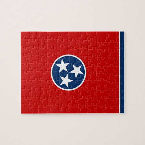 Puzzle with Flag of Tennessee State