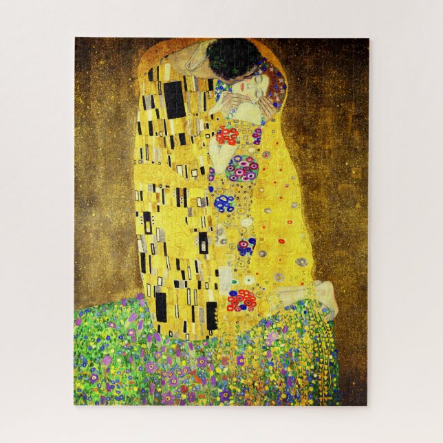 Puzzle with Klimt's The Kiss (Vertical)