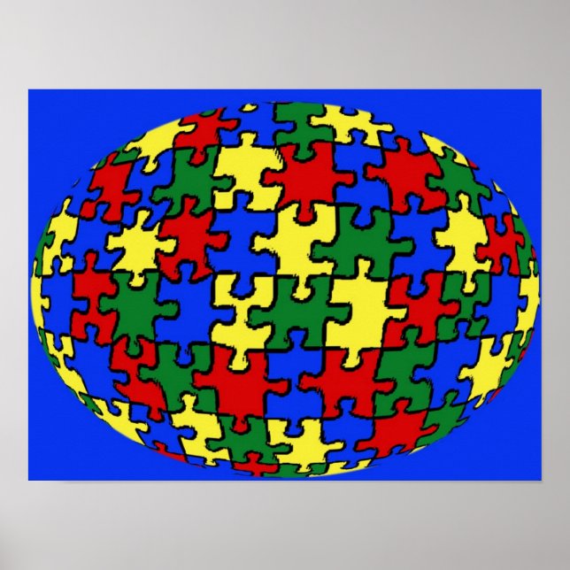 Puzzle World Card Poster (Front)