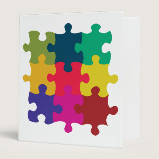 Puzzled 3 Ring Binder