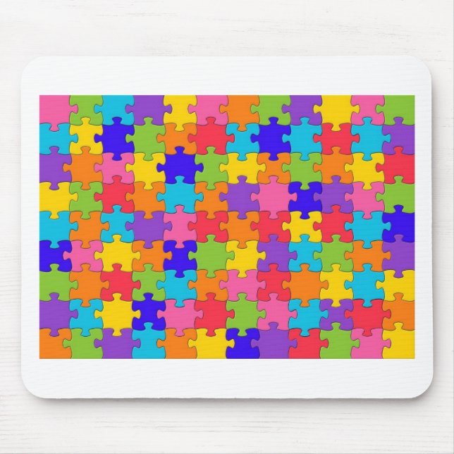 Puzzled Collection Mouse Pad (Front)
