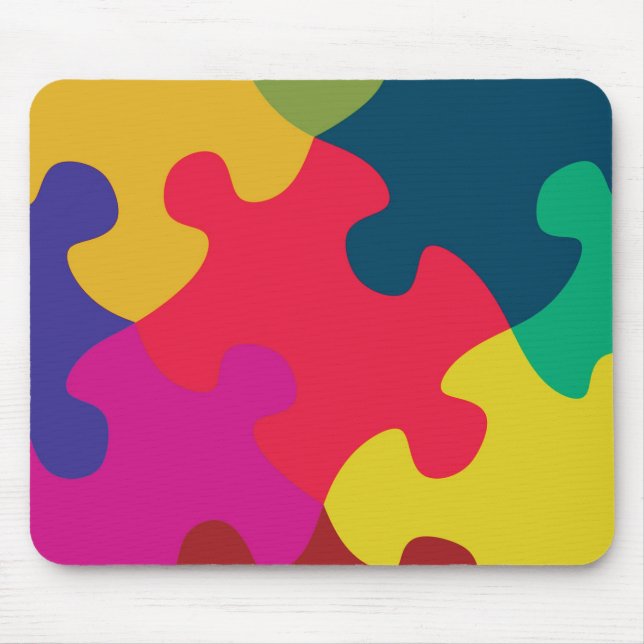 Puzzled Mouse Pad (Front)