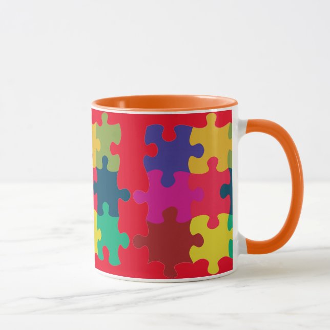 Puzzled Mug (Right)