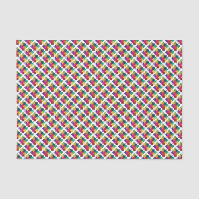 Puzzled Tissue Paper (Front)