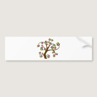 Puzzled Tree of Life Bumper Sticker