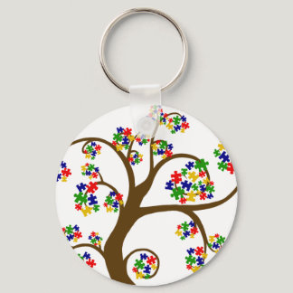 Puzzled Tree of Life Keychain