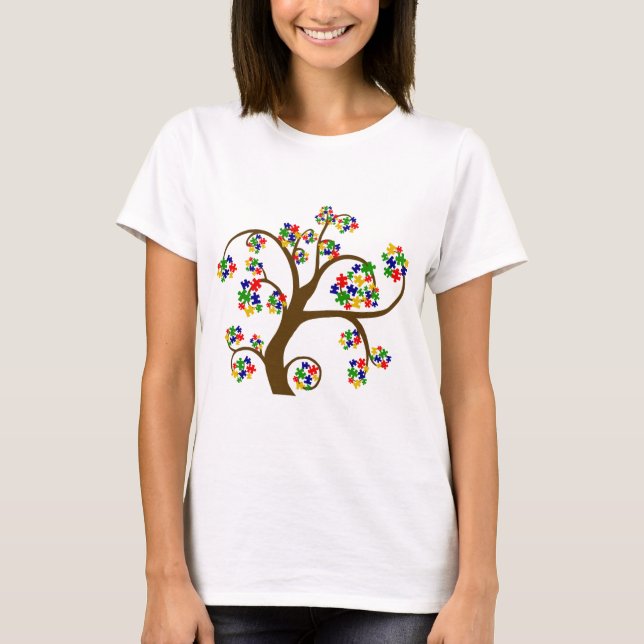 Puzzled Tree of Life T-Shirt (Front)
