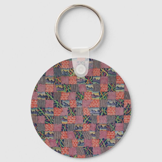 Puzzled Two Togetherness Keychain (Front)