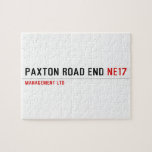PAXTON ROAD END  Puzzles