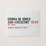 Donna M Jones Ash~Crescent   Puzzles