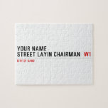 Your Name Street Layin chairman   Puzzles