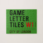 Game Letter Tiles  Puzzles