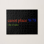 canot place  Puzzles