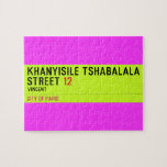 Khanyisile Tshabalala Street  Puzzles