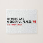10 Weird and wonderful places  Puzzles