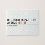 Bill posters paste pot  Avenue  Puzzles