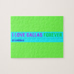 I Love Dallas  Puzzles