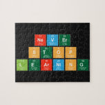 Never
 Stop 
 Learning  Puzzles