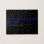 SYED ASIM ALTAF HASSAM  Puzzles
