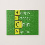 Happy
 Birthday
 Onin
 Aquino  Puzzles