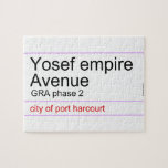 Yosef empire  Avenue   Puzzles