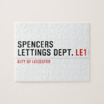 Spencers Lettings Dept.  Puzzles