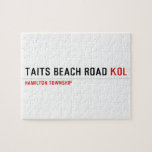 Taits Beach Road  Puzzles