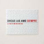 Chicas las amo  Puzzles
