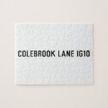COLEBROOK LANE  Puzzles