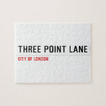 THREE POINT LANE  Puzzles